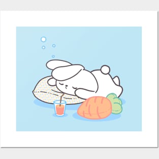 A Bunny's Perfect Day of Relaxation Posters and Art